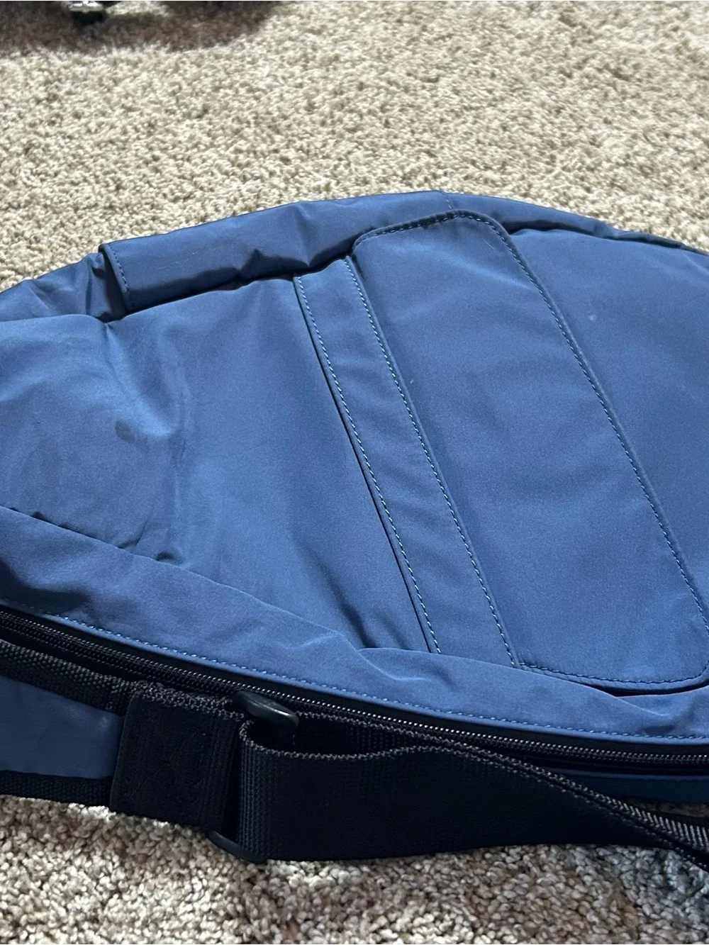 Vintage L.L. Bean x AmeriBag Healthy Back Bag - Blue Nylon Sling Backpack